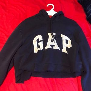 Cropped navy Gap Hoodie